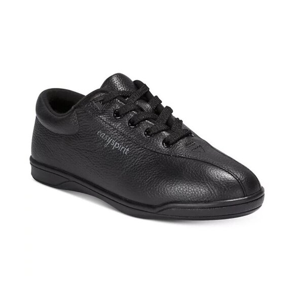 Easy Spirit Womens Size 9W Wide Ap Casual Lace-Up Walking Sneakers in Black $75 - Picture 1 of 7
